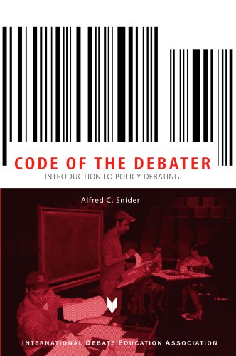 Stock image for The Code of the Debater: Introduction to Policy Debating for sale by Front Cover Books