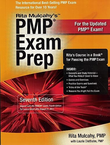 Imagen de archivo de Rita Mulcahy's PMP Exam Prep: Rita's Course in a Book for Passing the PMP Exam a la venta por HPB-Ruby