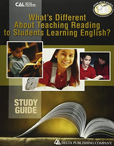 Beispielbild fr What's Different about Teaching Reading to Students Learning English?, Study Guide zum Verkauf von Wonder Book