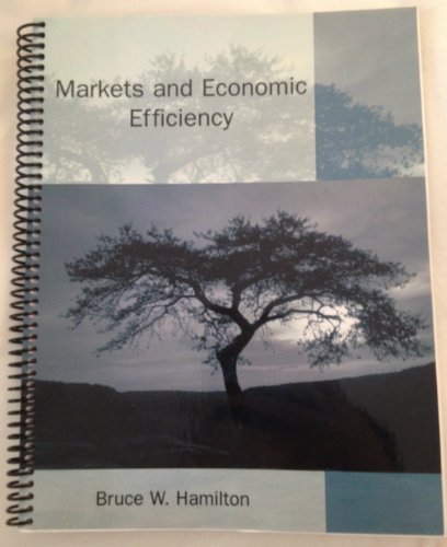 Imagen de archivo de Markets and Economic Efficiency a la venta por BookHolders