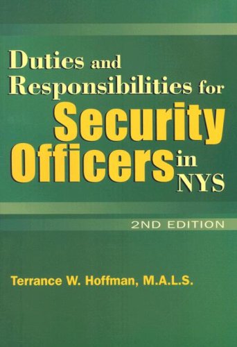 Beispielbild fr Duties And Responsibilities For Security Officers In NYS zum Verkauf von SecondSale