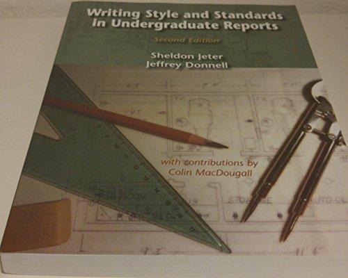 Beispielbild fr Writing Style and Standards in Undergraduate Reports zum Verkauf von Better World Books