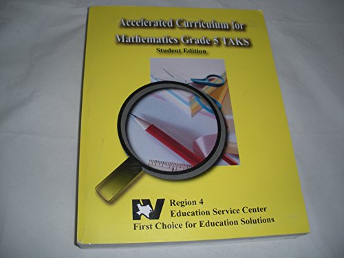 Stock image for Accelerated Curriculum for Mathematics Grade 5 Taks (Student Edition) for sale by Textbookplaza