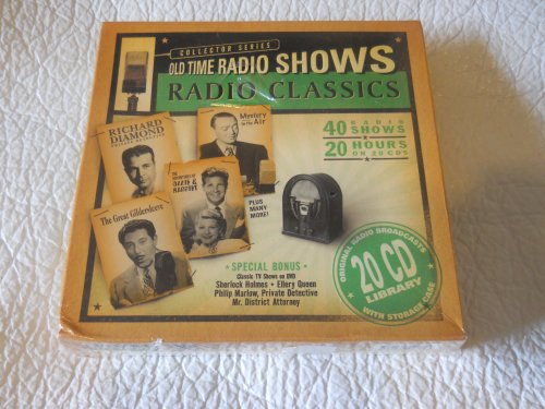 Old Time Radio Shows Radio Classics, 40 Radio Shows.on 20 CDs