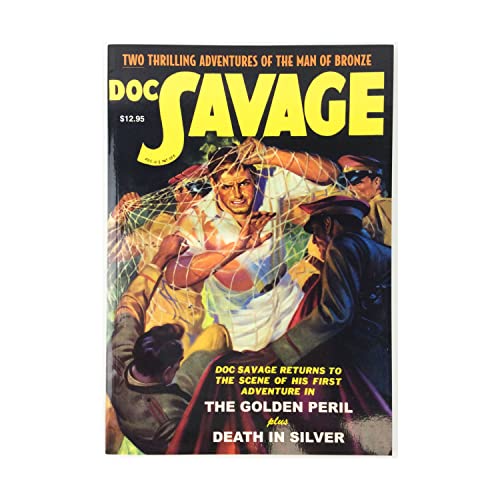 Imagen de archivo de Doc Savage #3: The Golden Peril and Death in Silver a la venta por Pat Cramer, Bookseller