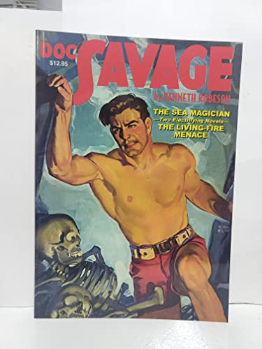 Beispielbild fr Doc Savage: The Sea Magician / The Living-Fire Menace: 8 zum Verkauf von HPB-Red