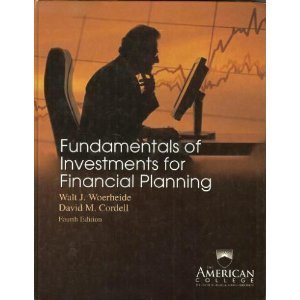 Imagen de archivo de Fundamentals of Investments for Financial Planning a la venta por Better World Books