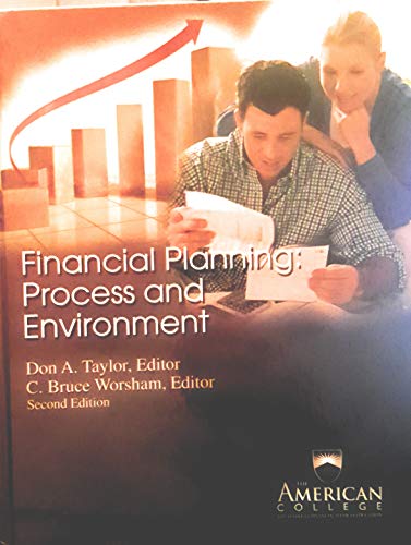 Stock image for Financial Planning L Process and Environment for sale by ThriftBooks-Dallas