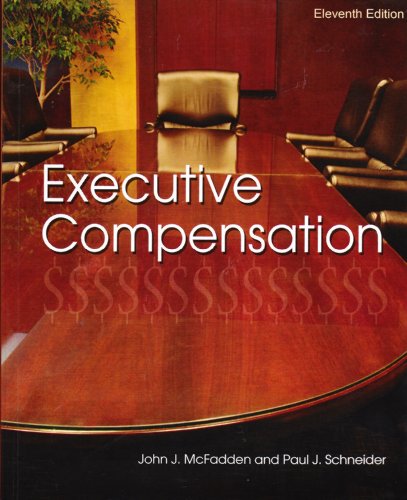 Imagen de archivo de Executive Compensation a la venta por SecondSale