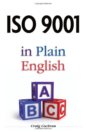 Stock image for ISO 9001 in Plain English for sale by Better World Books