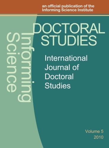 Stock image for International Journal of Doctoral Studies (2010) for sale by Revaluation Books