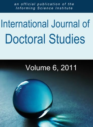 Stock image for International Journal of Doctoral Studies (2011): Dr. Eli Cohen for sale by Revaluation Books