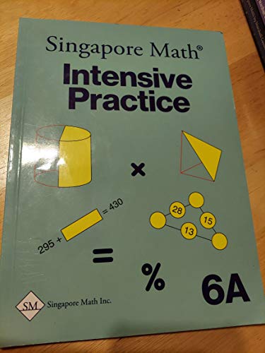 Beispielbild fr Primary Mathematics Intensive Practice U.S. Edition 6A zum Verkauf von Half Price Books Inc.