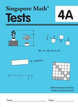 Beispielbild fr Singapore Math Common Core Tests 4A zum Verkauf von SecondSale
