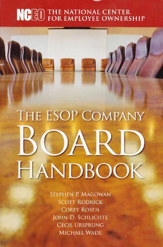 Beispielbild fr The ESOP Company Board Handbook zum Verkauf von ThriftBooks-Atlanta