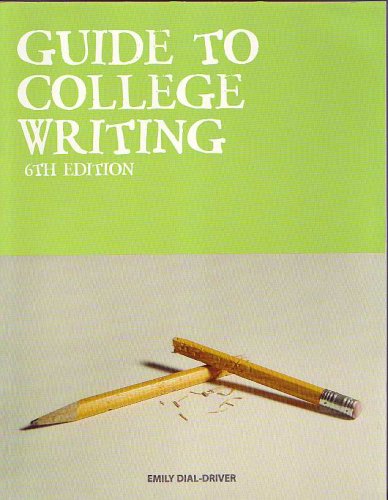 Beispielbild fr Guide to College Writing, 6th Edition zum Verkauf von HPB-Red
