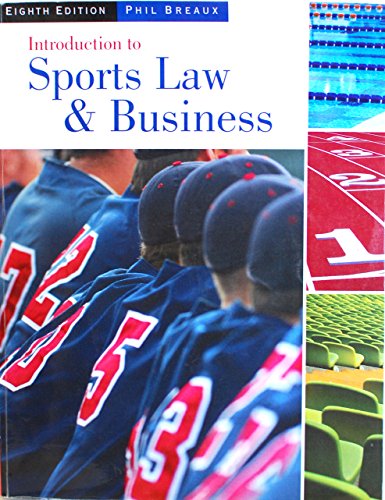 Beispielbild fr Introduction to Sports Law & Business zum Verkauf von HPB-Red