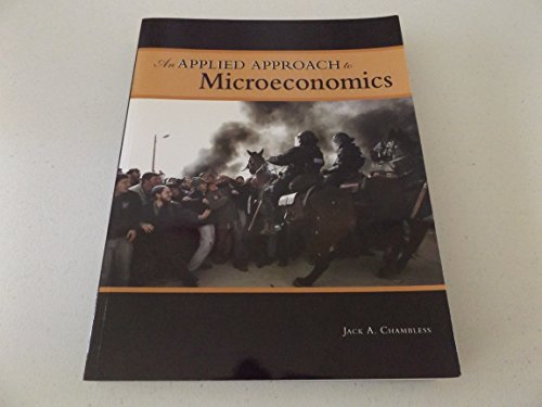 Beispielbild fr An Applied Approach to Microeconomics zum Verkauf von ThriftBooks-Dallas