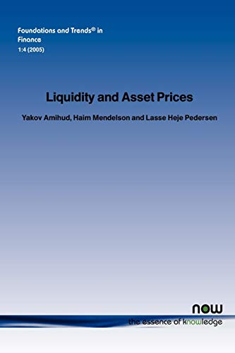Beispielbild fr Liquidity and Asset Prices zum Verkauf von Buchpark