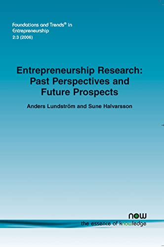 Stock image for Entrepreneurship Research : Past Perspectives and Future Prospects for sale by Better World Books Ltd