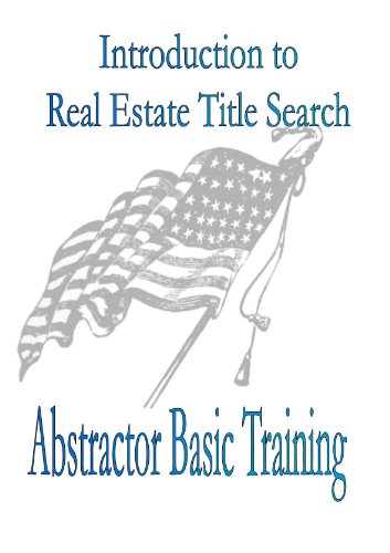 Beispielbild fr Introduction to Real Estate Title Search: Abstractor Skills zum Verkauf von ThriftBooks-Dallas