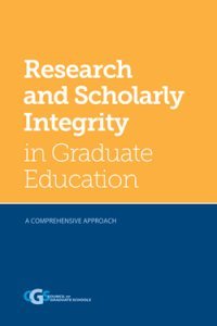 Beispielbild fr Research and Scholarly Integrity in Graduate Education: A Comprehensive Approach zum Verkauf von HPB-Red