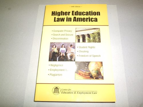 Stock image for Higher Education Law in America for sale by Better World Books