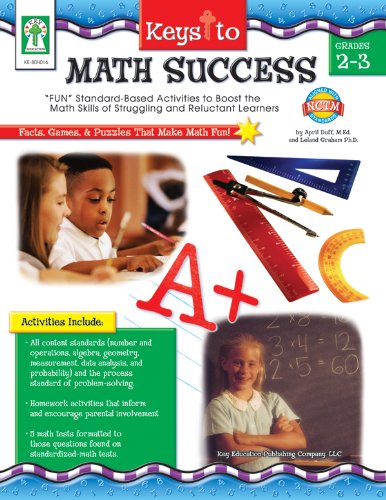 9781933052168: Keys to Math Success, Grades 2 - 3: "Fun" Standard-Based Activities to Boost the Math Skills of Struggling and Reluctant Learners