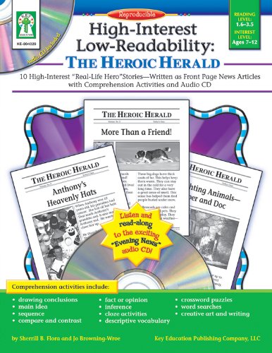 Stock image for The Heroic Herald: 10 High-Interest real-Life Hero Stories--Written as Front Page News Articles for sale by ThriftBooks-Atlanta