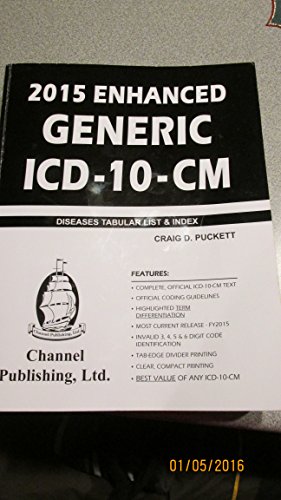 Stock image for 2015 Enhanced Generic ICD - 10 - CM Diseases Tabular List & Index for sale by Better World Books