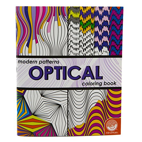 Stock image for Modern Patterns Optical Coloring Book (MindWare) for sale by Book Deals