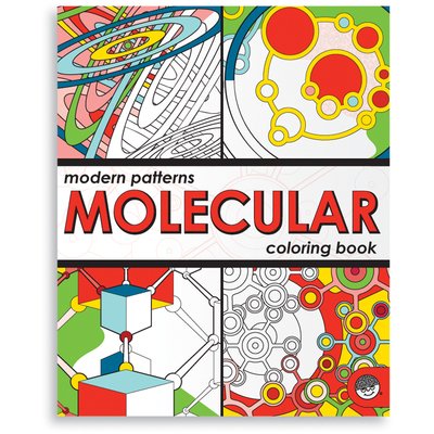 Beispielbild fr Modern Patterns Molecular Coloring Book Scientific Art Designs Challenging zum Verkauf von Books From California