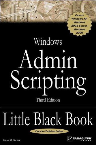 Imagen de archivo de Windows Admin Scripting Little Black Book (Little Black Books (Paraglyph Press)) a la venta por Once Upon A Time Books