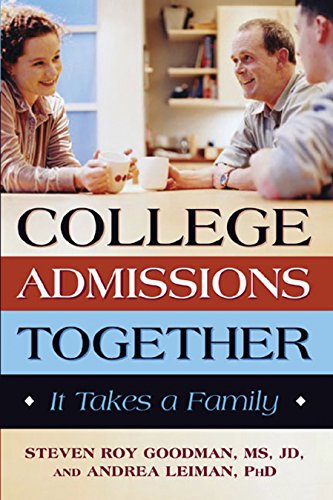 Beispielbild fr College Admissions Together: It Takes a Family (Capital Ideas) zum Verkauf von Wonder Book