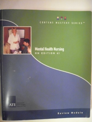 9781933107165: Mental Health Nursing (Content mastery Series)