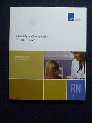 Stock image for Community Health- Specialty- RN Edition 4.0 for sale by a2zbooks