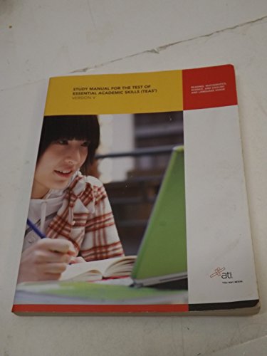 Imagen de archivo de Study Manual for the Test of Essential Academic Skills a la venta por Better World Books