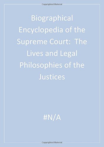 Stock image for Biographical Encyclopedia of the Supreme Court for sale by SecondSale