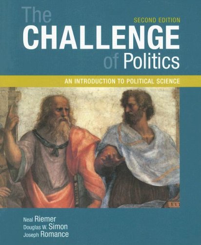 Beispielbild fr The Challenge of Politics: An Introduction to Political Science zum Verkauf von medimops