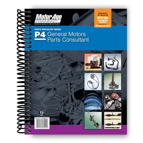 9781933180236: P4 General Motors Parts Consultant: The Motor Age Training Self-Study Guide for ASE Certification