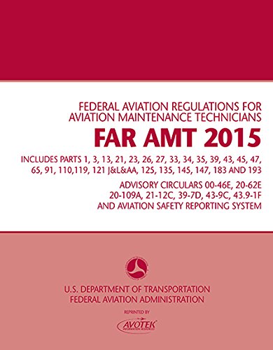Stock image for FAR-AMT 2015: Federal Aviation Regulations for Aviation Maintenance Technicians for sale by HPB-Red