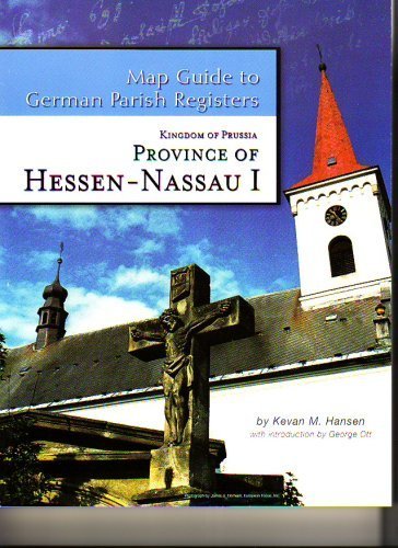 Stock image for Kingdom of Prussia - Province of Hessen-Nassau I - Regierungsbezirk Wiesbaden (Map Guide to German P for sale by Jenson Books Inc