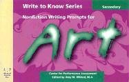 Stock image for Nonfiction Writing Prompts for Secondary Art for sale by ThriftBooks-Dallas