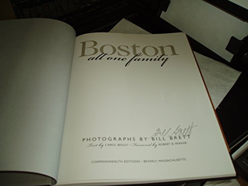 Stock image for Boston, All One Family for sale by More Than Words