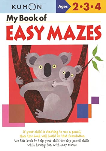 9781933241241: My Book of Easy Mazes: Ages 2-3-4 (Kumon Workbooks)