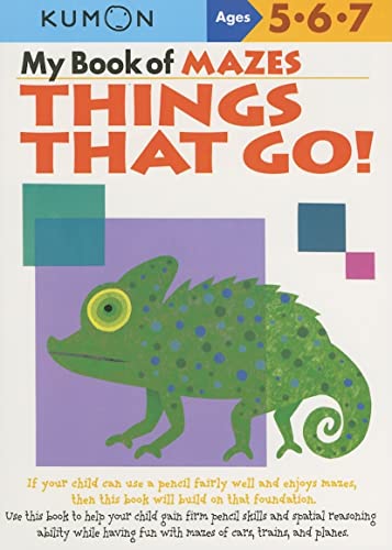 Imagen de archivo de My Book of Mazes: Things That Go! (Kumon Workbooks) a la venta por SecondSale