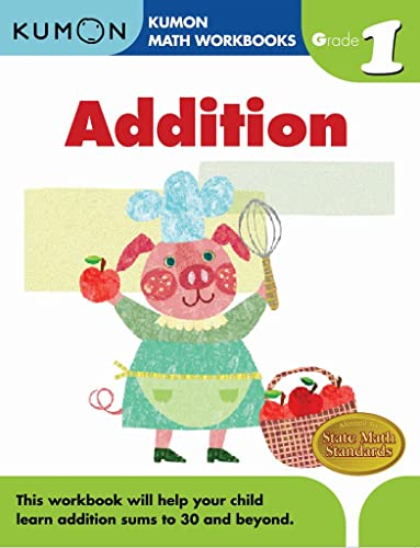 Beispielbild fr Kumon Grade 1 Addition (Calculation Math Workbooks), Ages 6-7, 96 pages (Kumon Math Workbooks) zum Verkauf von Jenson Books Inc