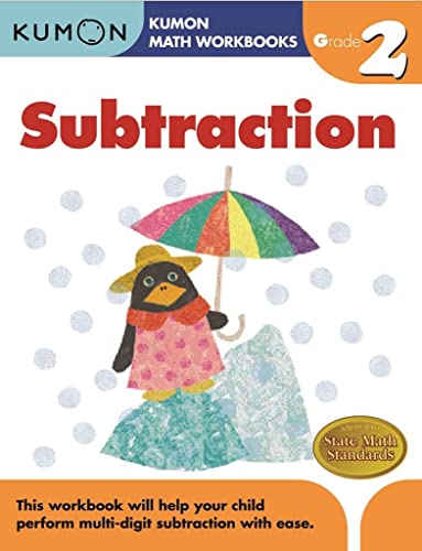 9781933241524: Kumon Grade 2 Subtraction (Kumon Math Workbooks), Ages 7-8, 96 pages