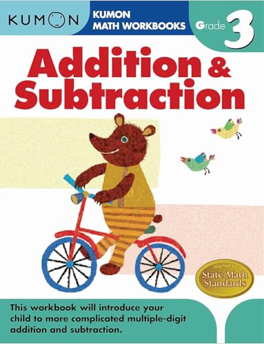 Imagen de archivo de Grade 3 Addition & Subtraction (Kumon Math Workbooks) a la venta por SecondSale