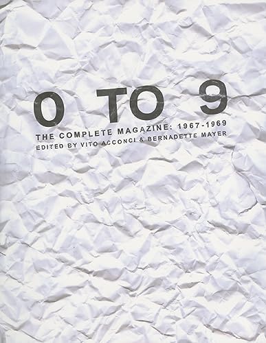 0 To 9: The Complete Magazine, 1967-1969 - Acconci, Vito